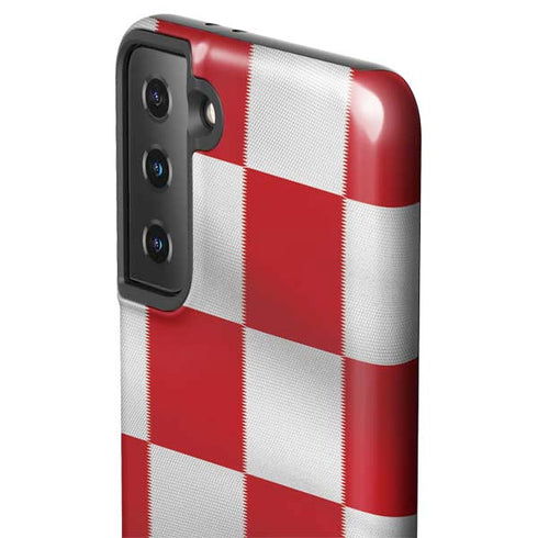 Croatia Soccer Flag Galaxy S21 FE Pro Case